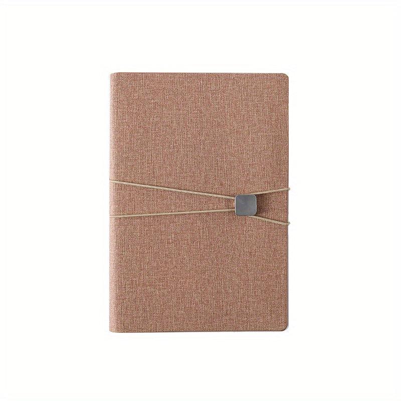 Portable PU Cover Notepad 200 Pages Multiple Colors