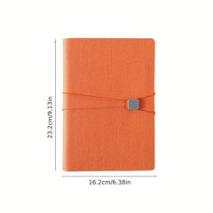Portable PU Cover Notepad 200 Pages Multiple Colors