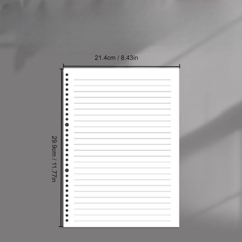 Transparent Notepad Shell Detachable Binder