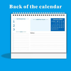 Creative English Desk Calendar 365-Day Countdown Coil Notepad