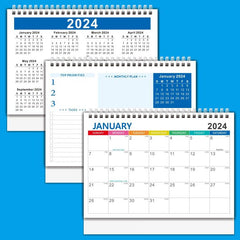 Creative English Desk Calendar 365-Day Countdown Coil Notepad