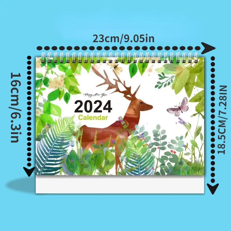 Creative English Desk Calendar 365-Day Countdown Coil Notepad