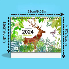 Creative English Desk Calendar 365-Day Countdown Coil Notepad
