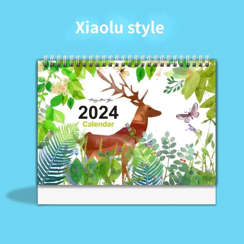 Creative English Desk Calendar 365-Day Countdown Coil Notepad