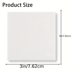 500 Sheets Transparent Sticky Notes 7 X 5 08cm Size 10 Pads Waterproof