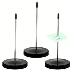 3 Pcs Stainless Steel Check Spindle Receipt Holder