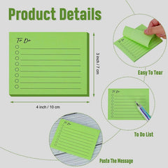 9 Packs Sticky Notes 450 Sheets Adhesive Memo Notepad Bulk Self Stick To Do List