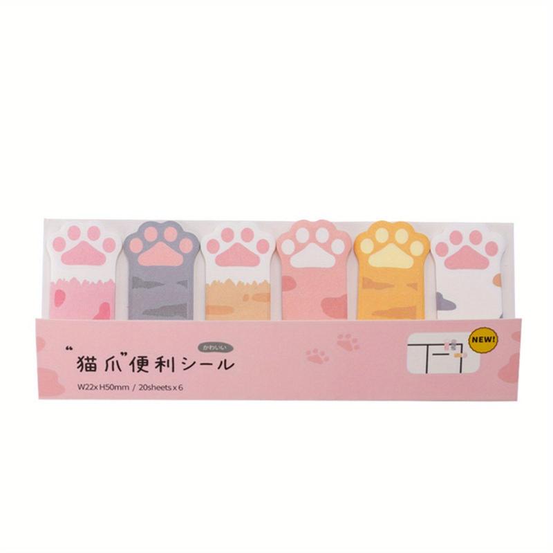 Cat Claw Sticky Notes for Bookmark Memo