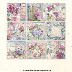 36pcs Flower Garden Series Journal Diary Decoration for Students