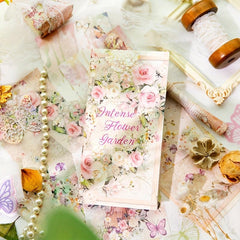 36pcs Flower Garden Series Journal Diary Decoration for Students