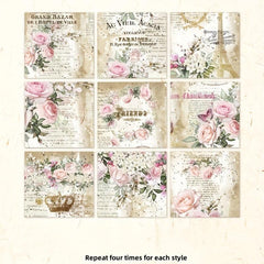 36pcs Flower Garden Series Journal Diary Decoration for Students