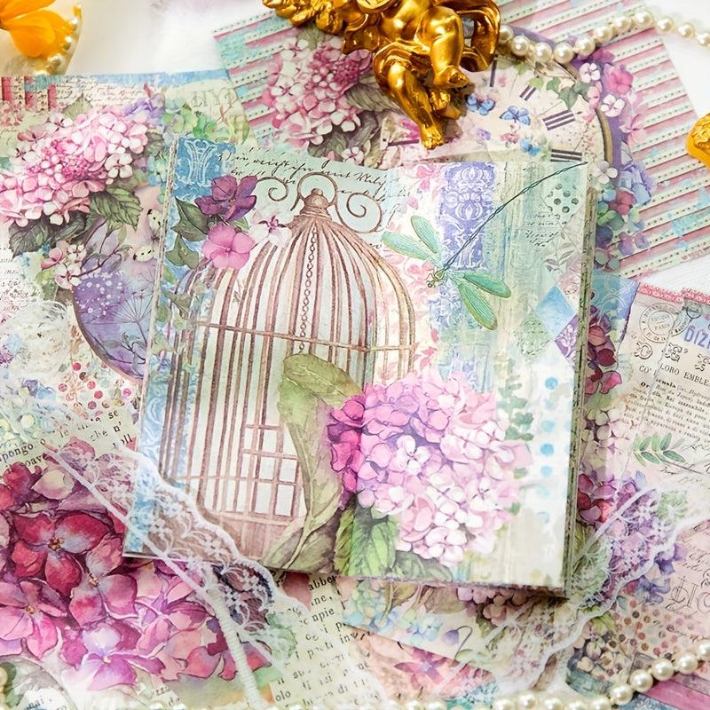 36pcs Flower Garden Series Journal Diary Decoration for Students