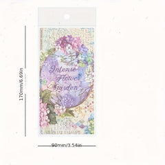 36pcs Flower Garden Series Journal Diary Decoration for Students