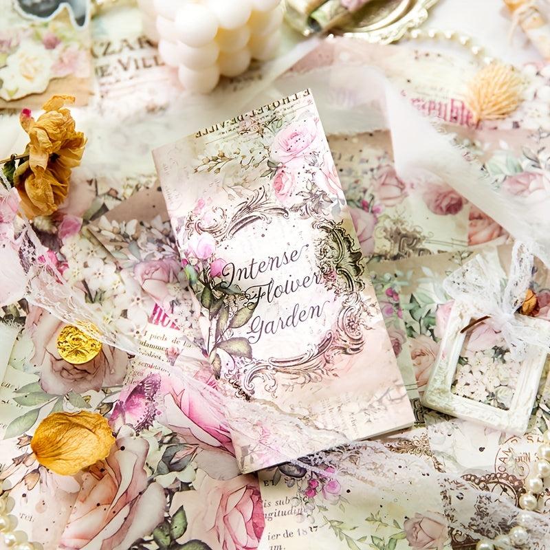 36pcs Flower Garden Series Journal Diary Decoration for Students