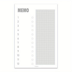 Non-Adhesive Note Pad 8.5x11 Paper, 60 Sheets