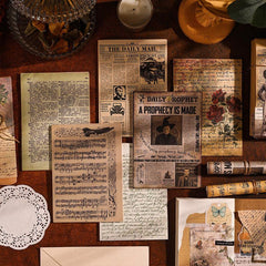 30pcs Vintage Journal Paper Pack