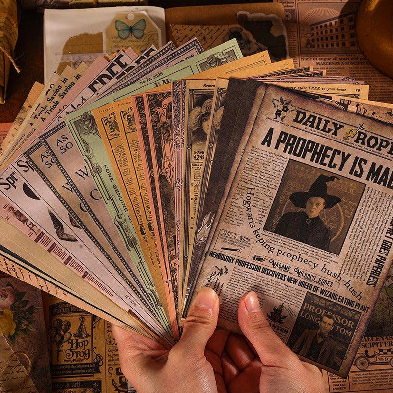 30pcs Vintage Journal Paper Pack