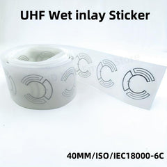 10pcs RFID UHF Tags Long Range Sticker Wet Inlay 860 960mhz Alien HEC EPC Global