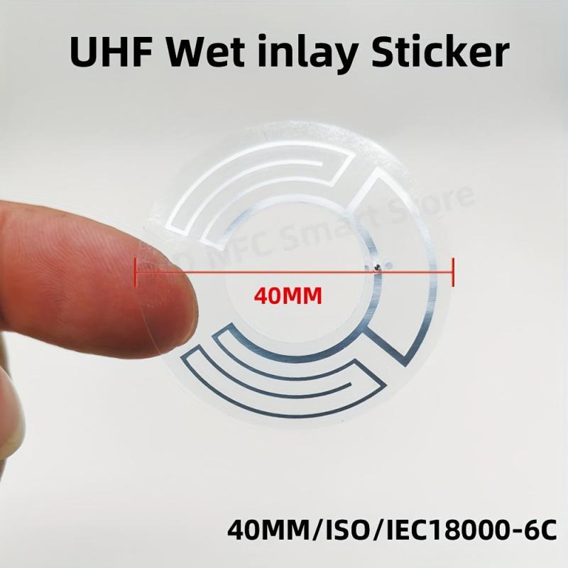 10pcs RFID UHF Tags Long Range Sticker Wet Inlay 860 960mhz Alien HEC EPC Global
