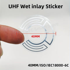 10pcs RFID UHF Tags Long Range Sticker Wet Inlay 860 960mhz Alien HEC EPC Global