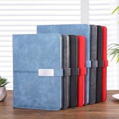Vintage Sketchbook PU Hardcover Magnetic Notebook 200 Sheets