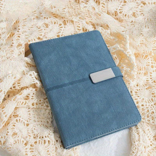 Vintage Sketchbook PU Hardcover Magnetic Notebook 200 Sheets