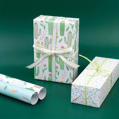 4pcs 50 Christmas Wrapping Papers Gift Foil Stamping Paper For Gift Boxes