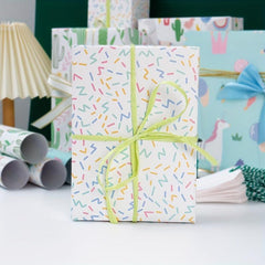 4pcs 50 Christmas Wrapping Papers Gift Foil Stamping Paper For Gift Boxes