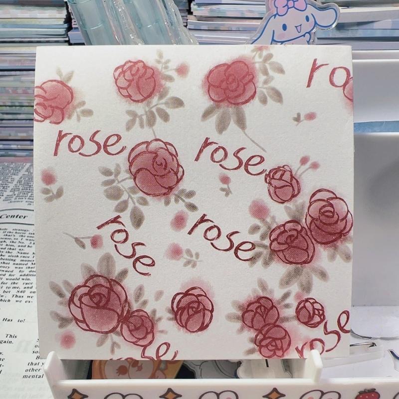 2PCS High Beauty Memo Tearable Non Adhesive Memo Paper Student Book Girl Heart