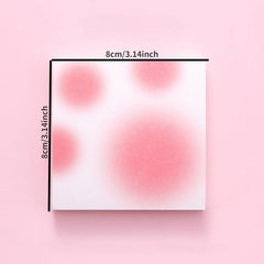 2PCS High Beauty Memo Tearable Non Adhesive Memo Paper Student Book Girl Heart