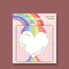 1pc 60 Sheets Sticky Notes Tearable Strong Adhesive Sticky Note Book