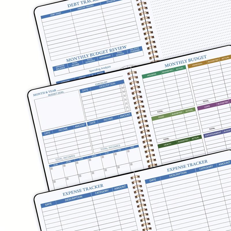 BUBU Budget Planner Monthly Finance Organizer With Expense Tracker