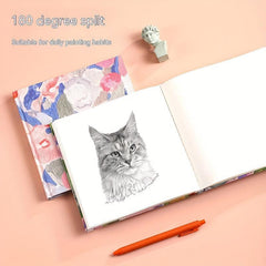 Fabric Painting Sense Blank Journal Book Graffiti Action Comic Book