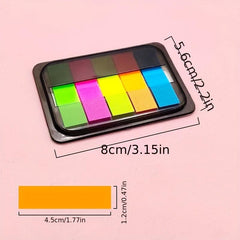 Convenient Office Bookmarks Memos Tear Strip Label Stickers