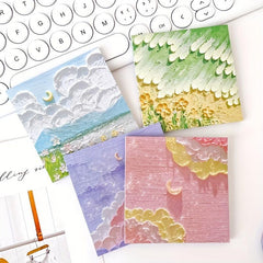 Season Hot Selling Painting Sticky Notes For Students