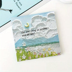 Season Hot Selling Painting Sticky Notes For Students