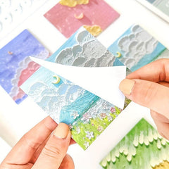Season Hot Selling Painting Sticky Notes For Students