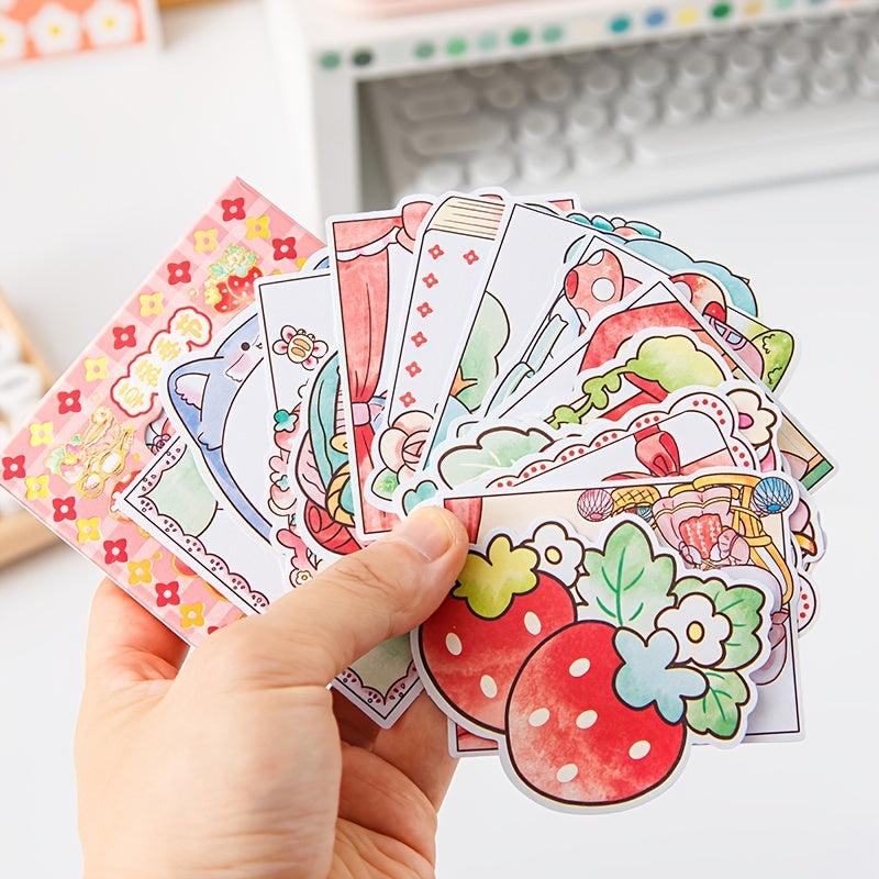 100 Sheets 1 Box Sticky Notes Cartoon Creative Small Box Sticky Notes Stickers