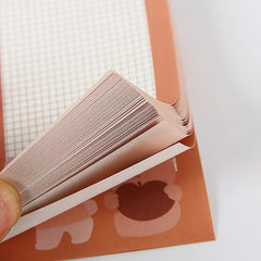 250pcs Cartoon Bear Stickers Memo Pad For Office And School Use