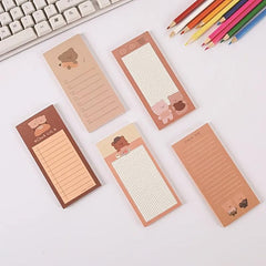 250pcs Cartoon Bear Stickers Memo Pad For Office And School Use
