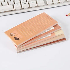 250pcs Cartoon Bear Stickers Memo Pad For Office And School Use