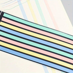 160pcs Thin Strip PET Sticky Notes Record Label Paper Index Stickers