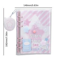 Account Book Pvc Shell Inner Page With Small Pendant Hand Account Notebook