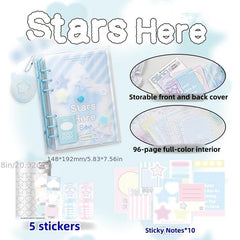 Account Book Pvc Shell Inner Page With Small Pendant Hand Account Notebook