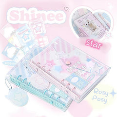 Account Book Pvc Shell Inner Page With Small Pendant Hand Account Notebook