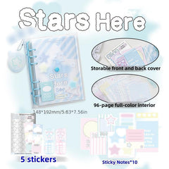 Account Book Pvc Shell Inner Page With Small Pendant Hand Account Notebook