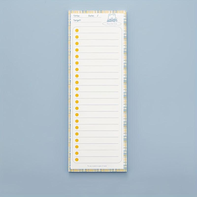 Long Sticky Note Book - Rip Without Adhesive - Student & Office Paper