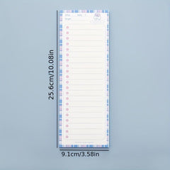 Long Sticky Note Book - Rip Without Adhesive - Student & Office Paper