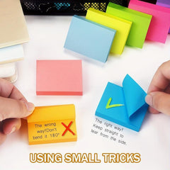 800 Sheets Sticky Notes Bright Colors Recyclable Self Stick Pads