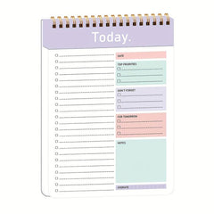52 Sheets Top Priority Spiral To Do List Notebook Checklists